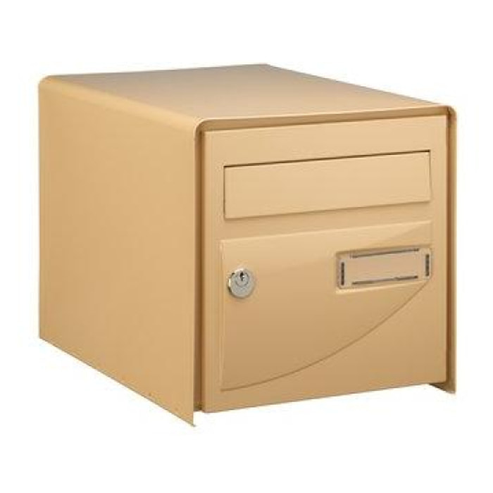 Boite à lettres Probat Beige simple face DECAYEUX - Code clé 6 - 125962