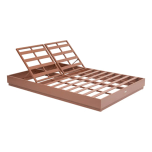 Lit de piscine Allure acajou