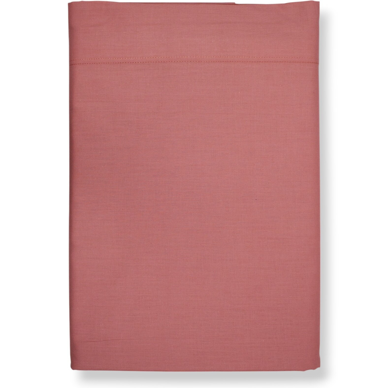 LENZUOLO SOPRA LETTO SINGOLO IN COTONE 60 FILI TINTA UNITA COL. CIPRIA