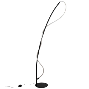 Forlight PIE DE SALÓN IP20 TRESS LED 26 BLANCO NEUTRO - 4000K ON-OFF NEGRO 3099