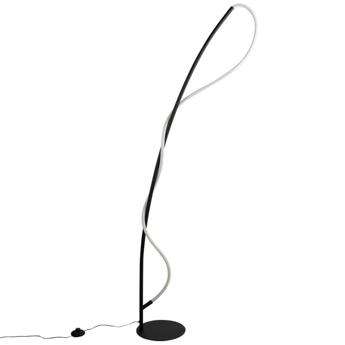 Forlight PIE DE SALÓN IP20 TRESS LED 26 BLANCO NEUTRO - 4000K ON-OFF NEGRO 3099