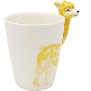 Mugs lama jaune set de 4 Kare Design