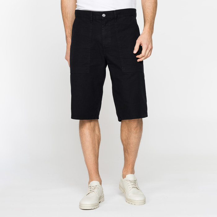 BERMUDA TINTA UNITA IN TELA DI COTONE