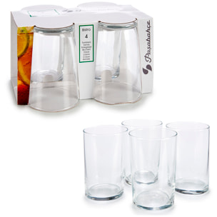 Set 4 vasos bistro maxi 510cc