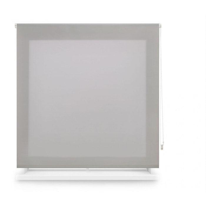 Estor Poliéster enrrollable opaco liso OPACARA PLATA PURLINE  W