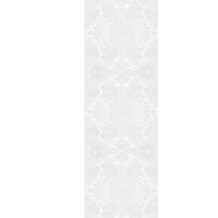 Chemin de table pur coton motif jacquard blanc Mille isaphire blanc