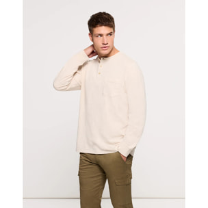 Camiseta Manga Larga Blanca - Barnock