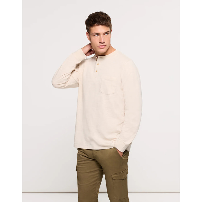 Camiseta Manga Larga Blanca - Barnock