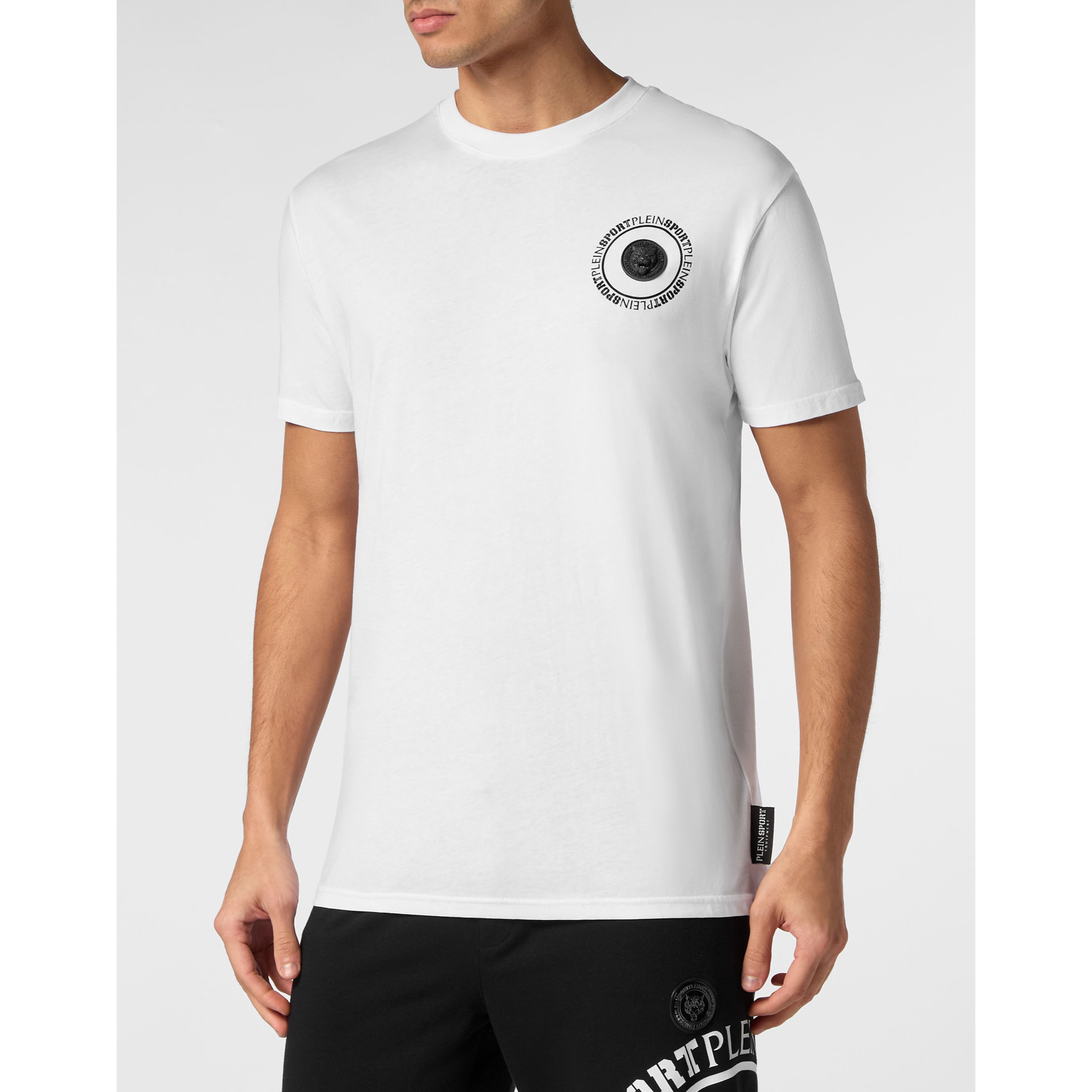 PLEIN SPORT T-Shirt Round Neck CARBON TIGER