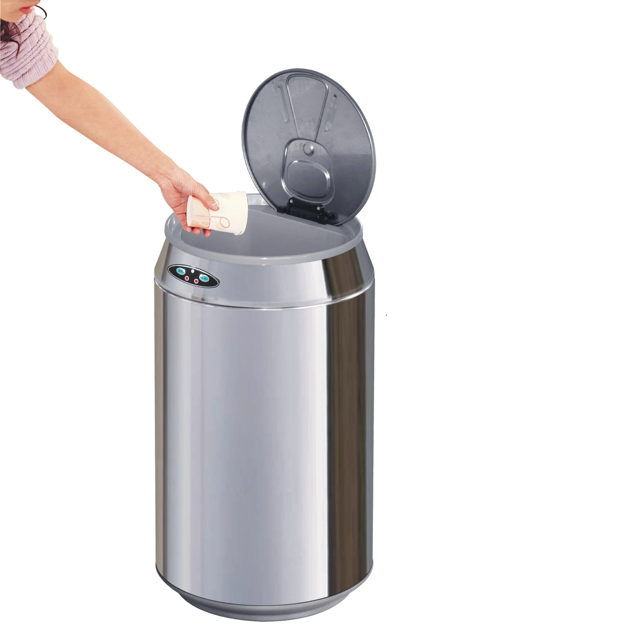 Poubelle automatique inox canette CAN 30L