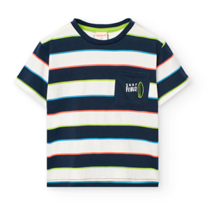 T-Shirt tricot à rayures  -BCI