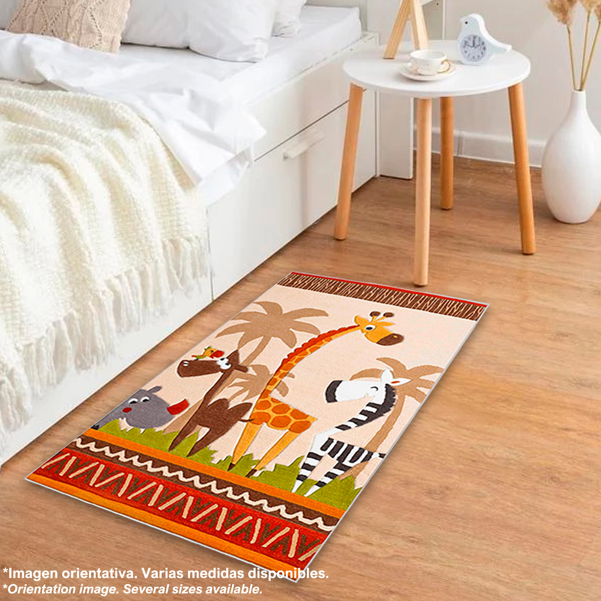 Alfombra infantil de Poliester estampada 160 x 230cm