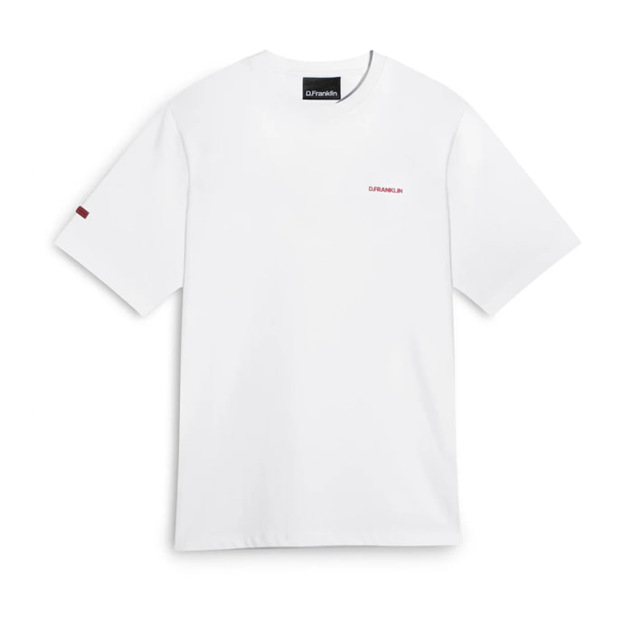 Camiseta Unisex Best Pizza Blanca / Vino D.Franklin