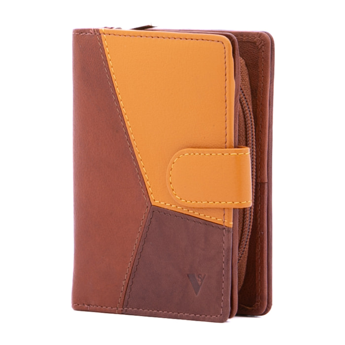 Portafoglio  da donna ecopelle Prodotto Vegano 13x9x3 cm