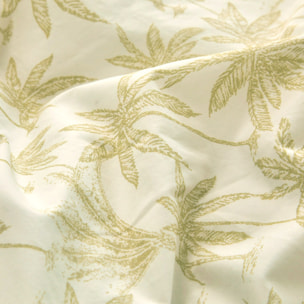 Housse de couette GOA ECUME en 100% percale de coton organic- jaune clair - vendue seule