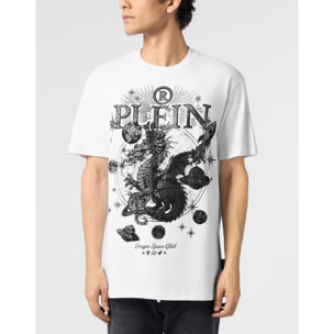 PHILIPP PLEIN Camiseta de cuello redondo y manga corta DRAGON