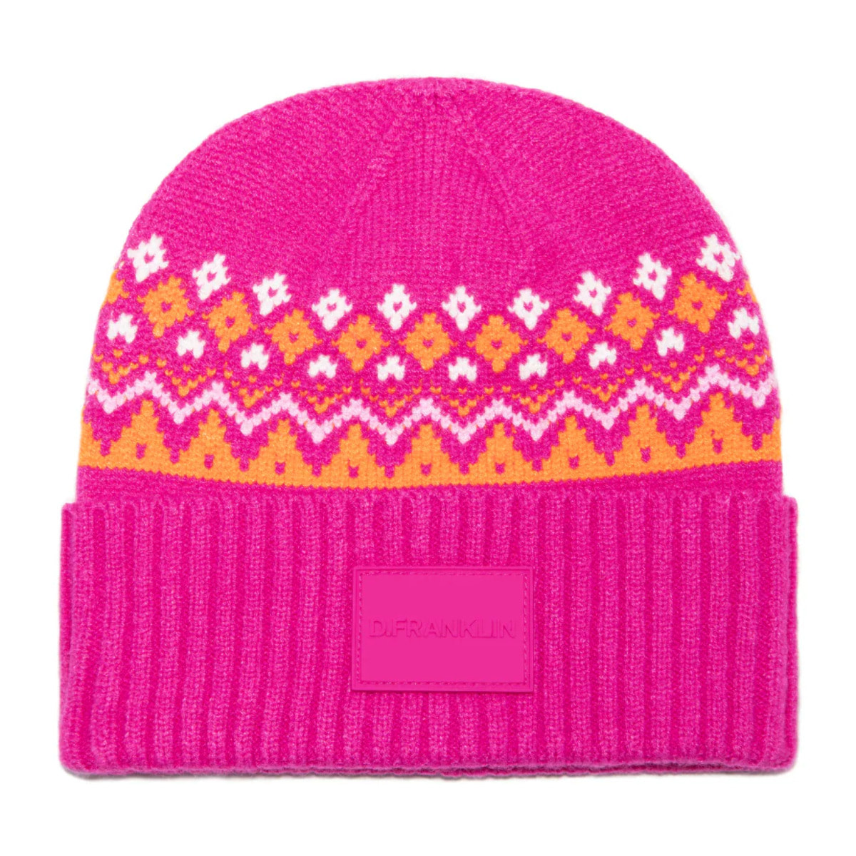 Gorro Nordic TRK Fair Isle Beanie Fucsia D.Franklin