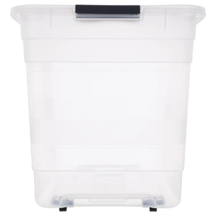 Boîte en plastique transparente 83L "Easy Roll"