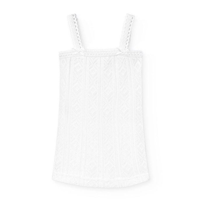 Camiseta Niña Tirante Perle Blanco Talla 8