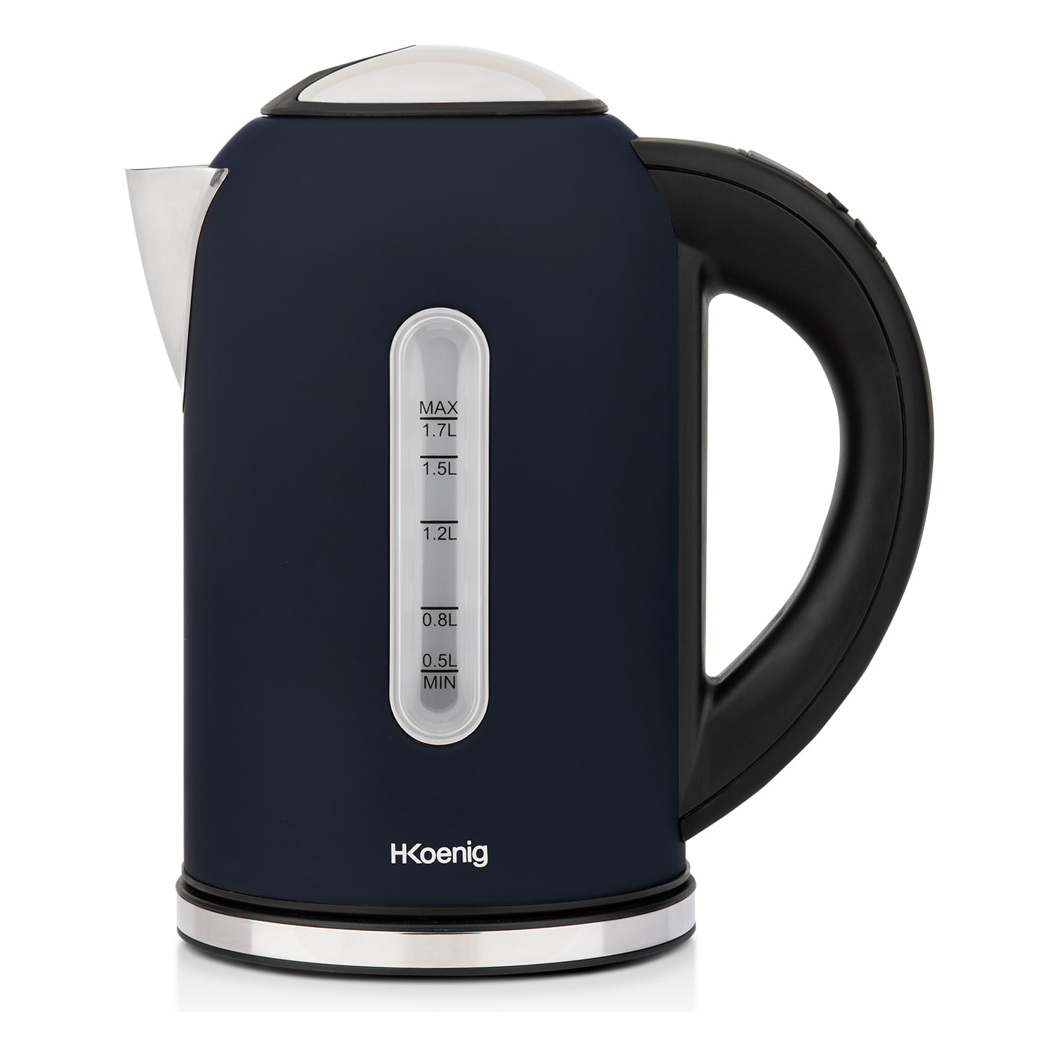 Hervidor Eléctrico BOE56 H.Koenig 2200 W, 1.7 Litro, Base Giratoria 360°.