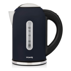 Hervidor Eléctrico BOE56 H.Koenig 2200 W, 1.7 Litro, Base Giratoria 360°.