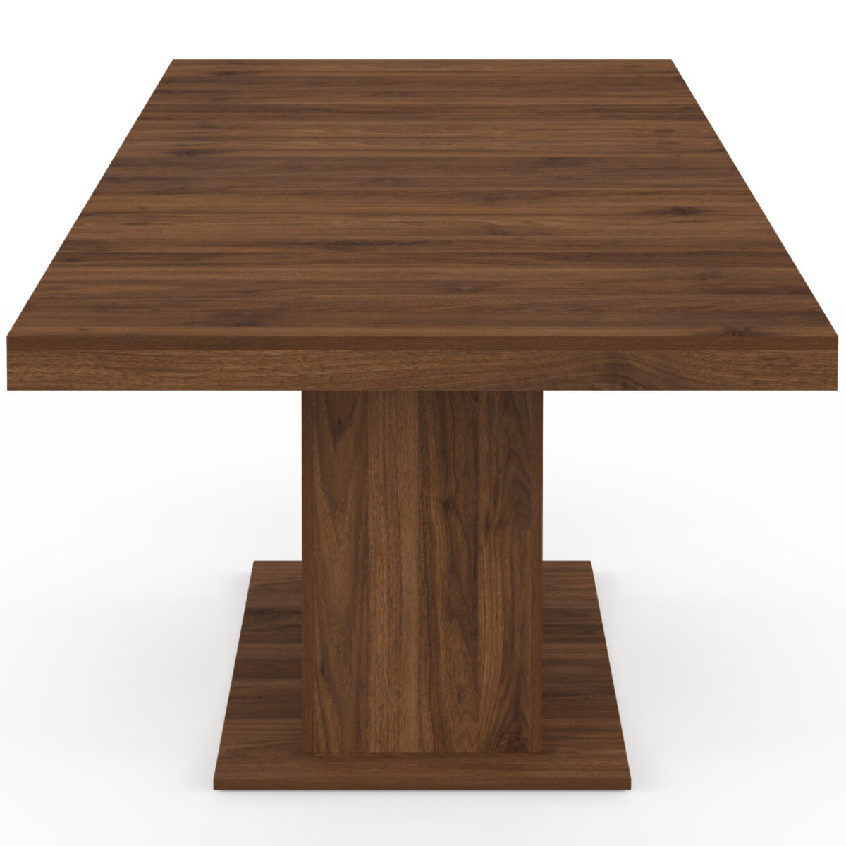 Table à manger extensible Tania effet noyer 160-200cm