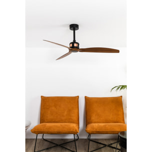 COPPER FAN M Ventilateur noir/bois