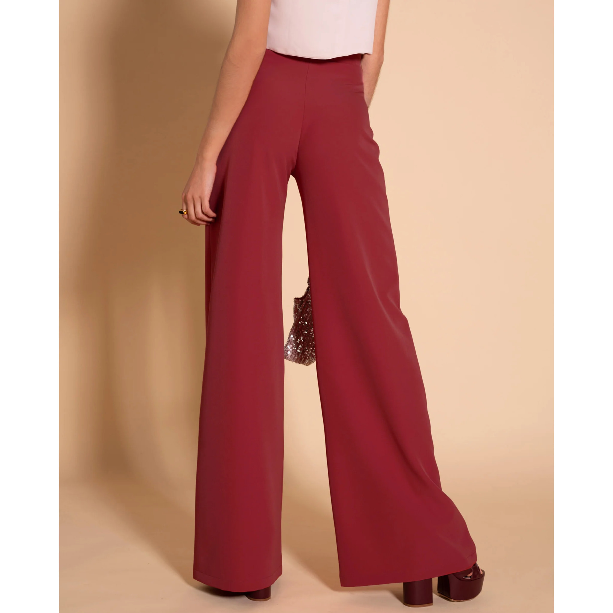 Pantalón de mujer largo talle alto