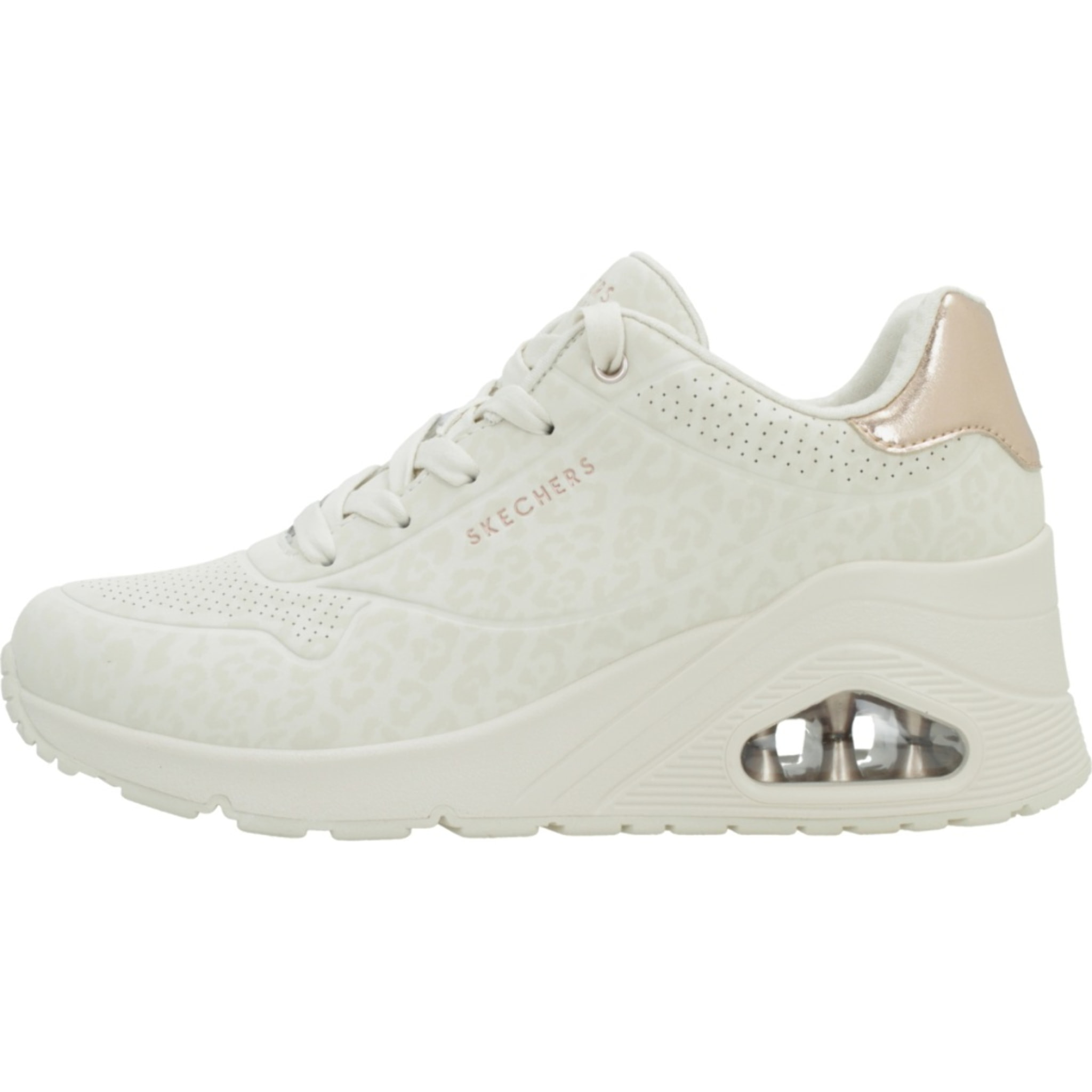 Sneakers De  Mujer 177521s Uno Wedge Safari Beis