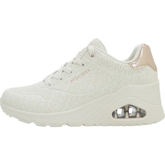 Sneakers De  Mujer 177521s Uno Wedge Safari Beis