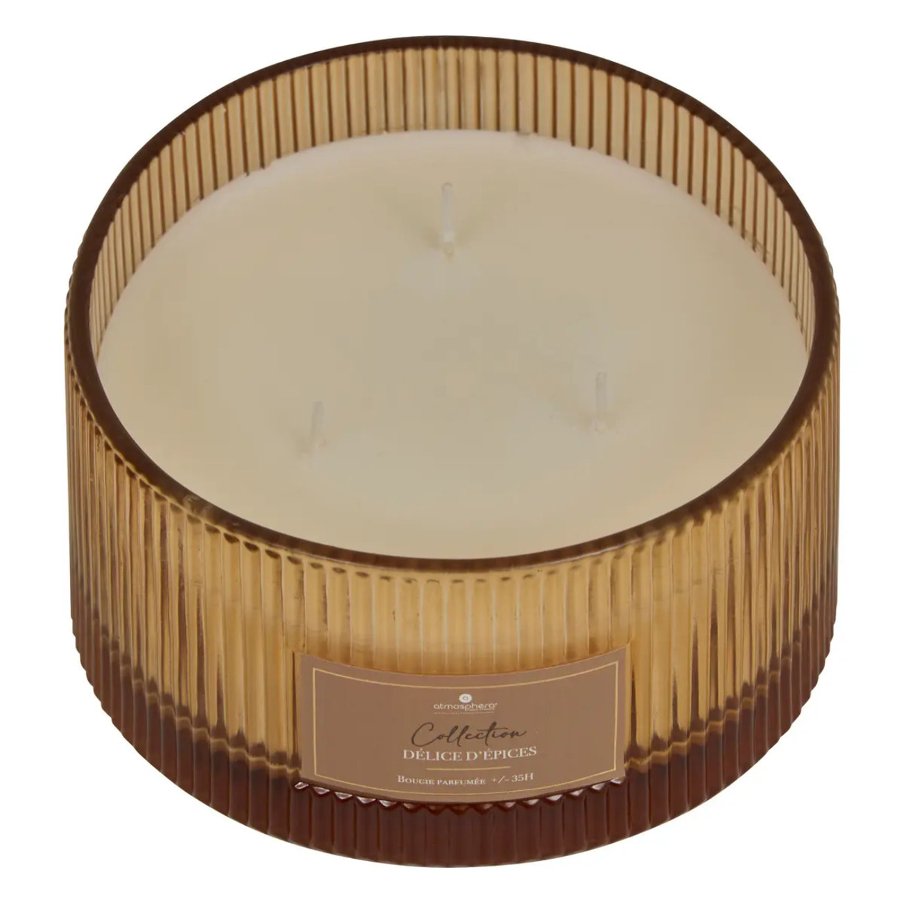 Bougie parfumée Albie 635g pot verre épice