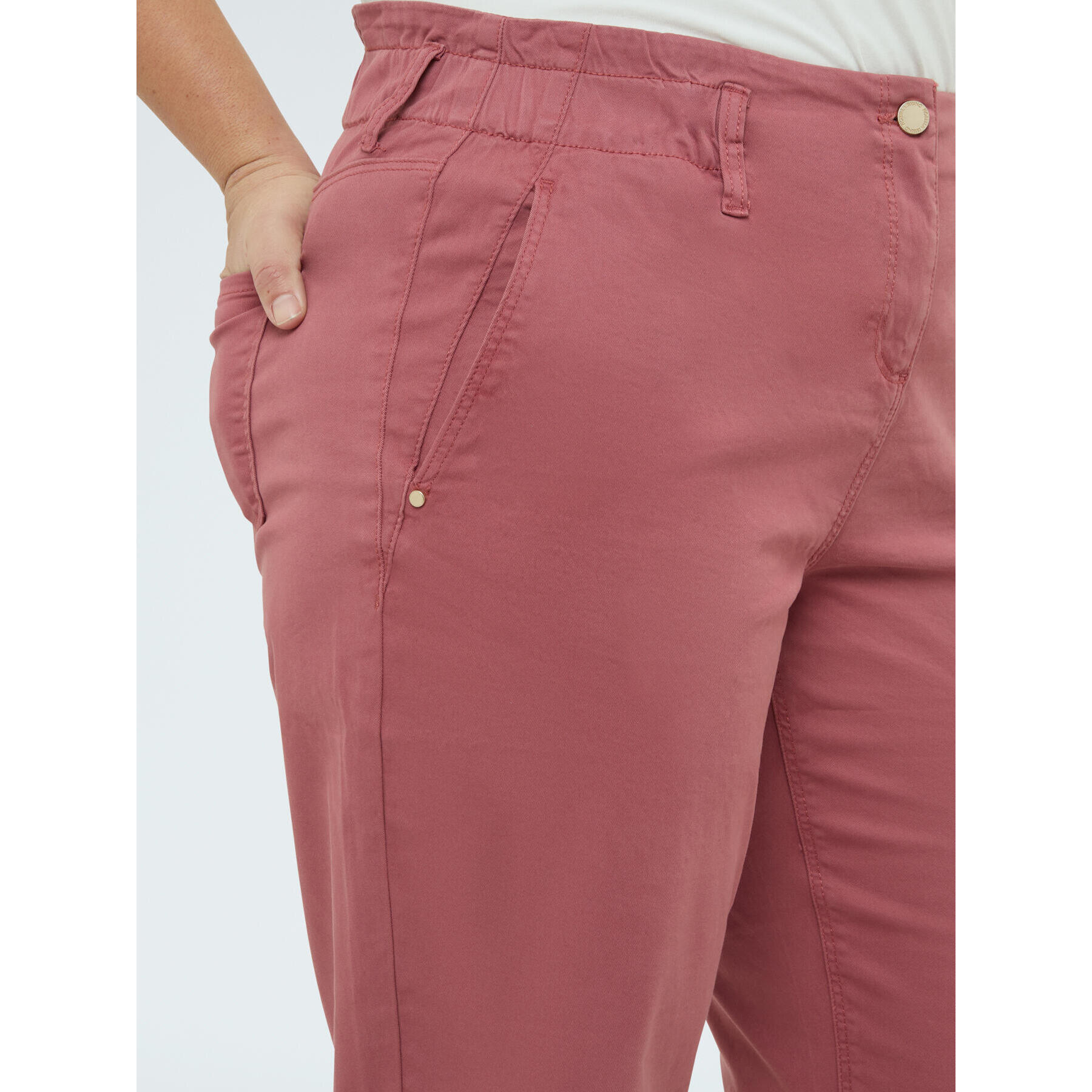 Fiorella Rubino - Pantaloni Balloon in cotone - Rosa