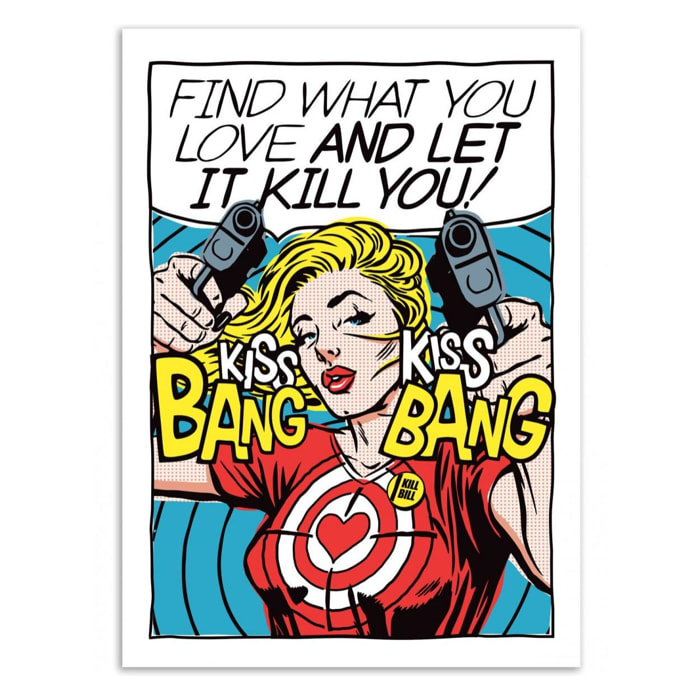Art-Poster - Find what you love - Butcher Billy - 50 x 70 cm