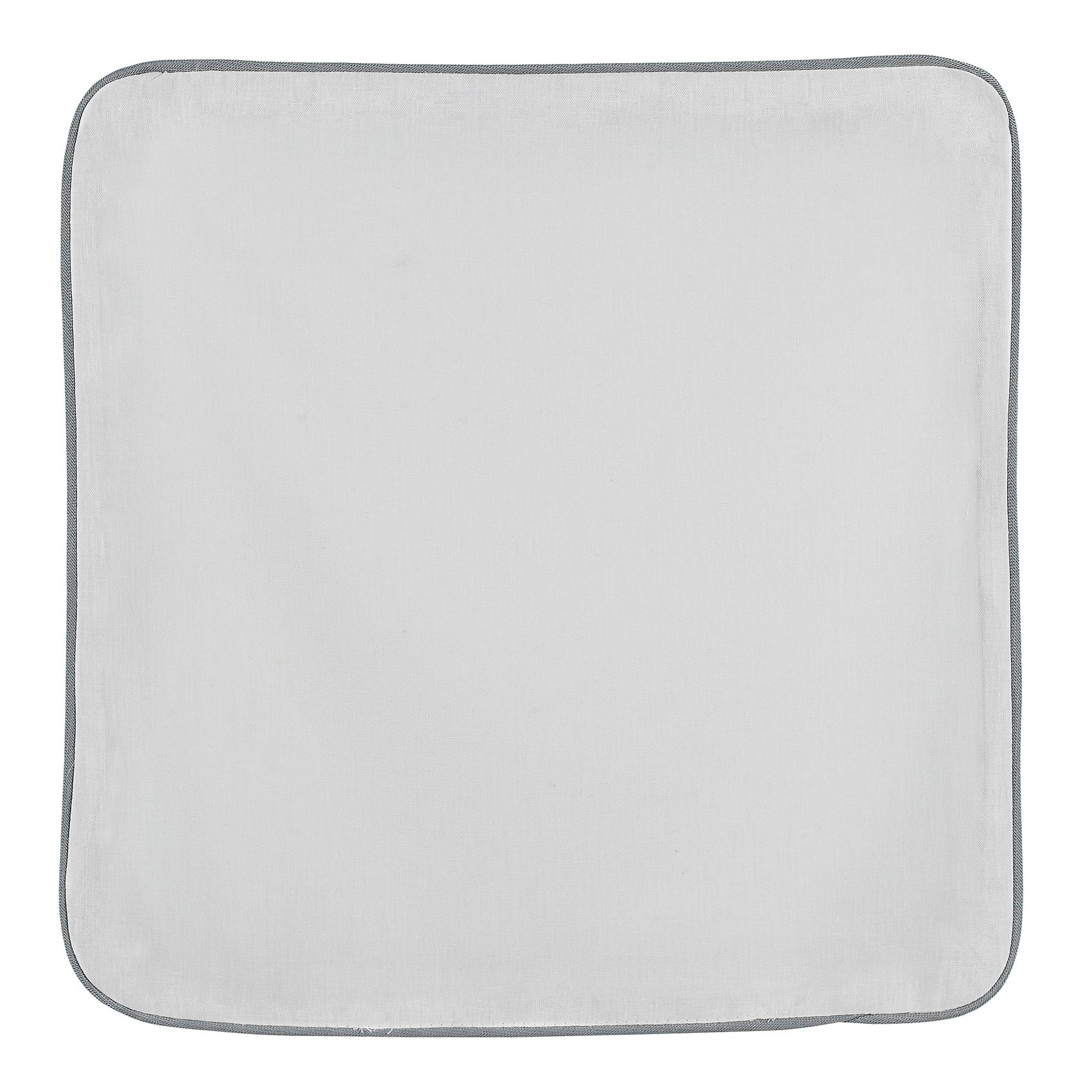Housse de coussin en poly/lin - Blanc cassé