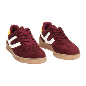 Zapatillas deportivas para mujer burdeos