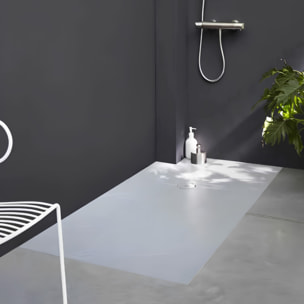 Receveur de douche antidérapant 160 x 90 Singulier neoroc rectangle blanc
