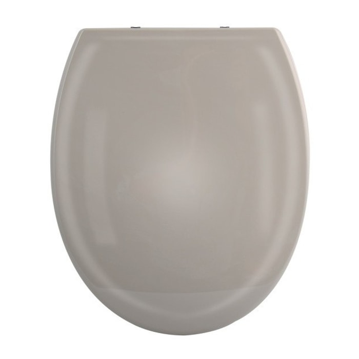 Abattant wc HARRY Taupe - Charnière Zinc Spirella