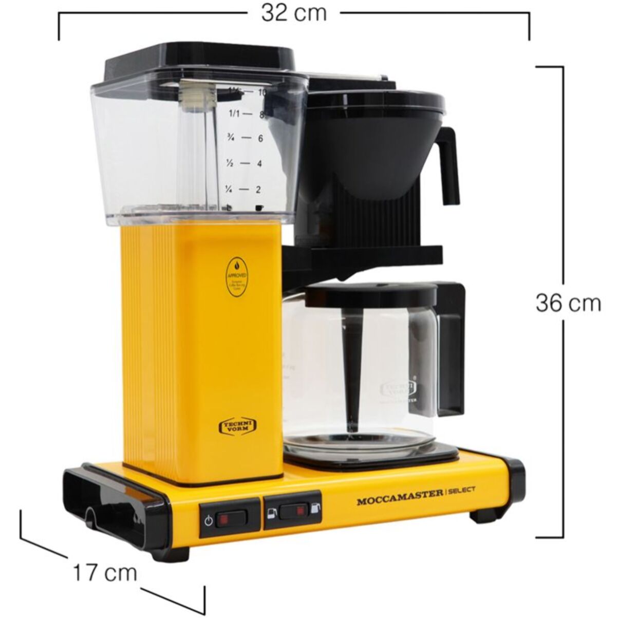 Cafetière filtre MOCCAMASTER Yellow Pepper