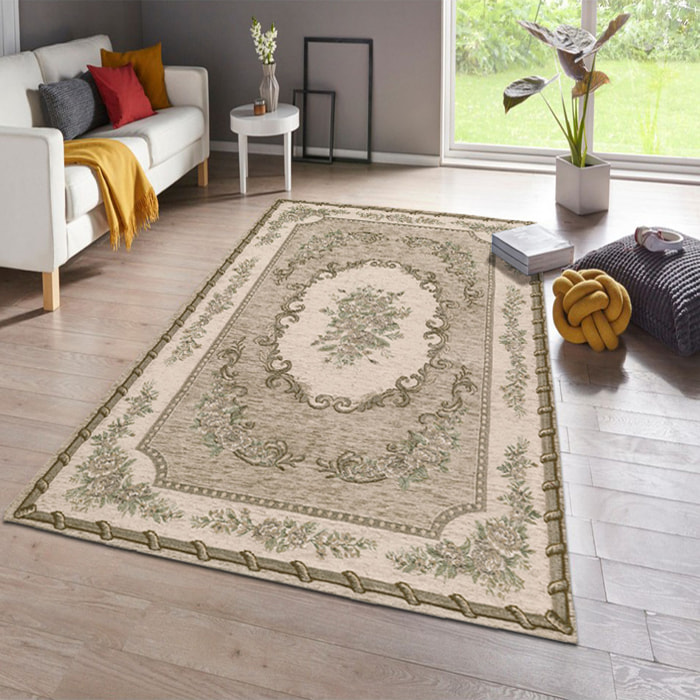 Tappeto Arredo Classico Tortora