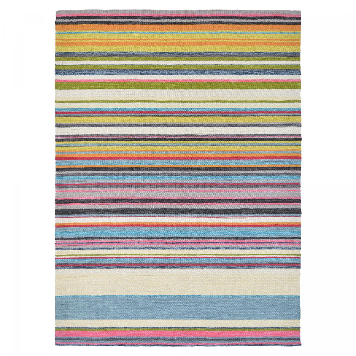 Tapis extérieur tissé kilim rectangle ELXE
