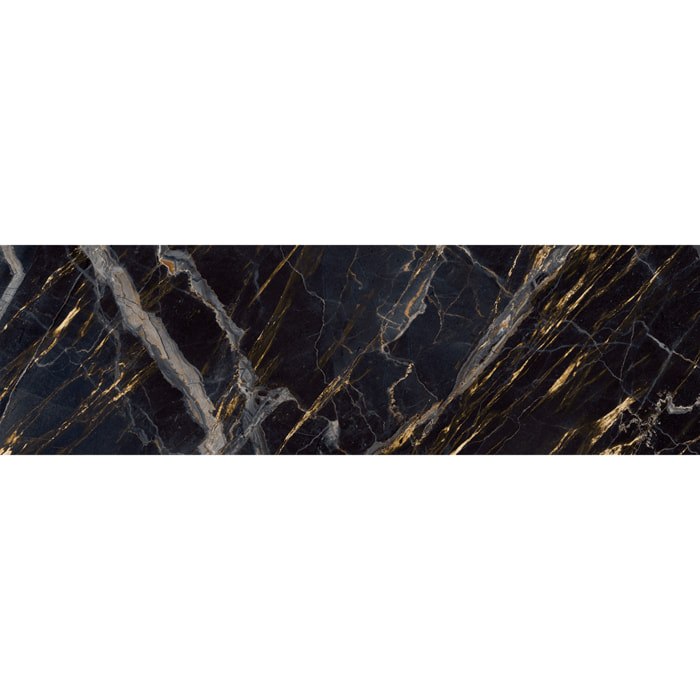 Crédence adhésive - MARBRE NOIR TIGRÉ - 60x200cm