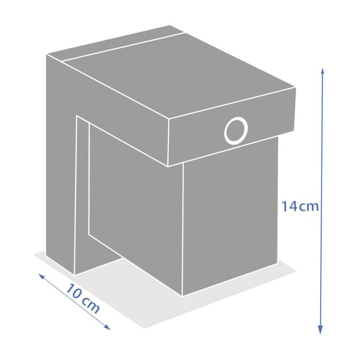 Applique aimantée Multy pour pergola gris graphite