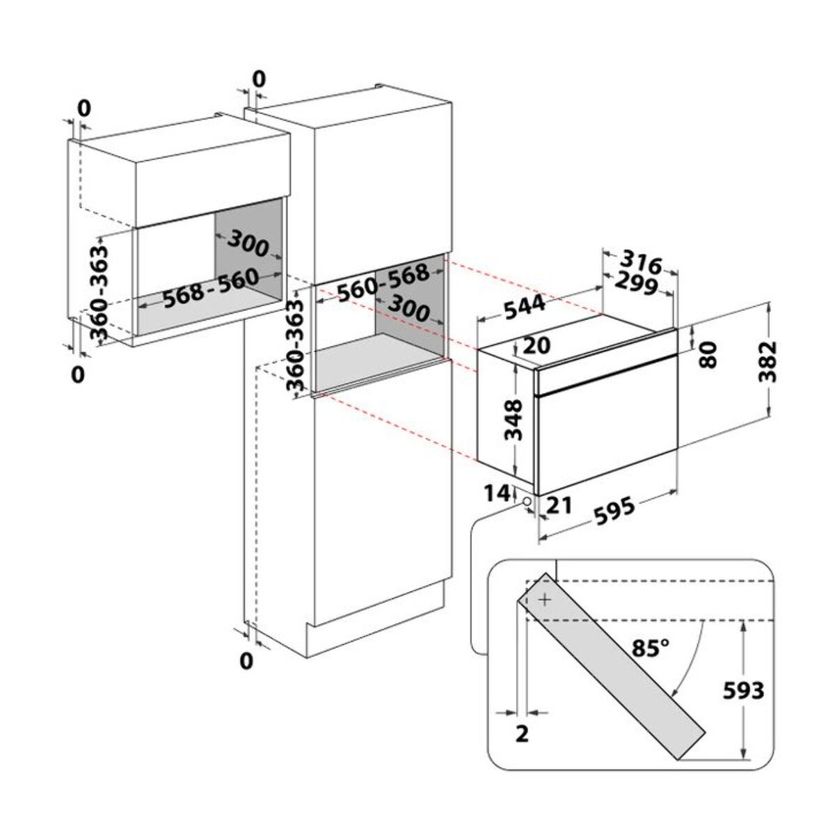 Micro ondes encastrable WHIRLPOOL MBNA990B