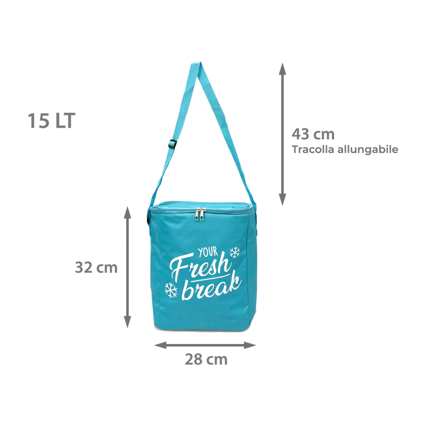 Borsa Termica Mare Spiaggia Fresh Break 15L