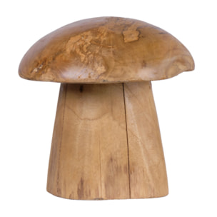 Champignon en bois de teck 25 cm de haut - LAMPI