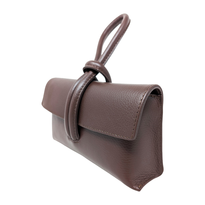 Borsetta Pochette in Vera Pelle Made in Italy