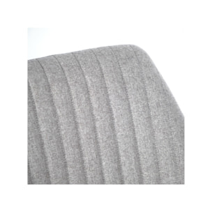 Chaise aux fines coutures apparentes - LOOPY