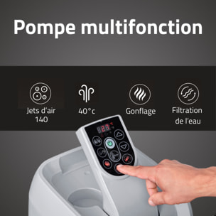 Bestway Spa gonflable rond Lay-Z-Spa Palm Springs AirJet 4-6 personnes