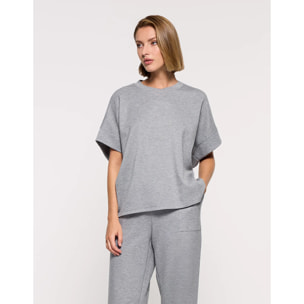 Camiseta Manga Corta Gris Vigoré - Vitulo