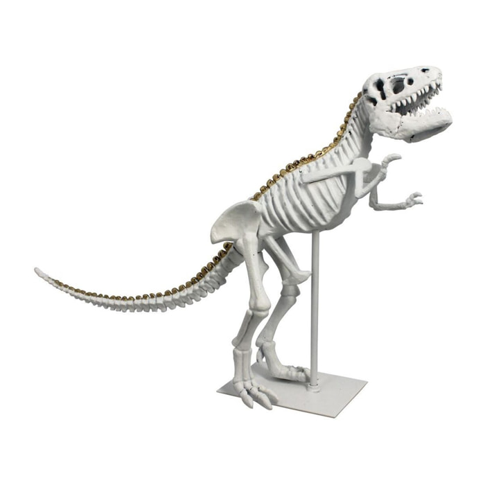 Dinosaure en résine blanche TYREX